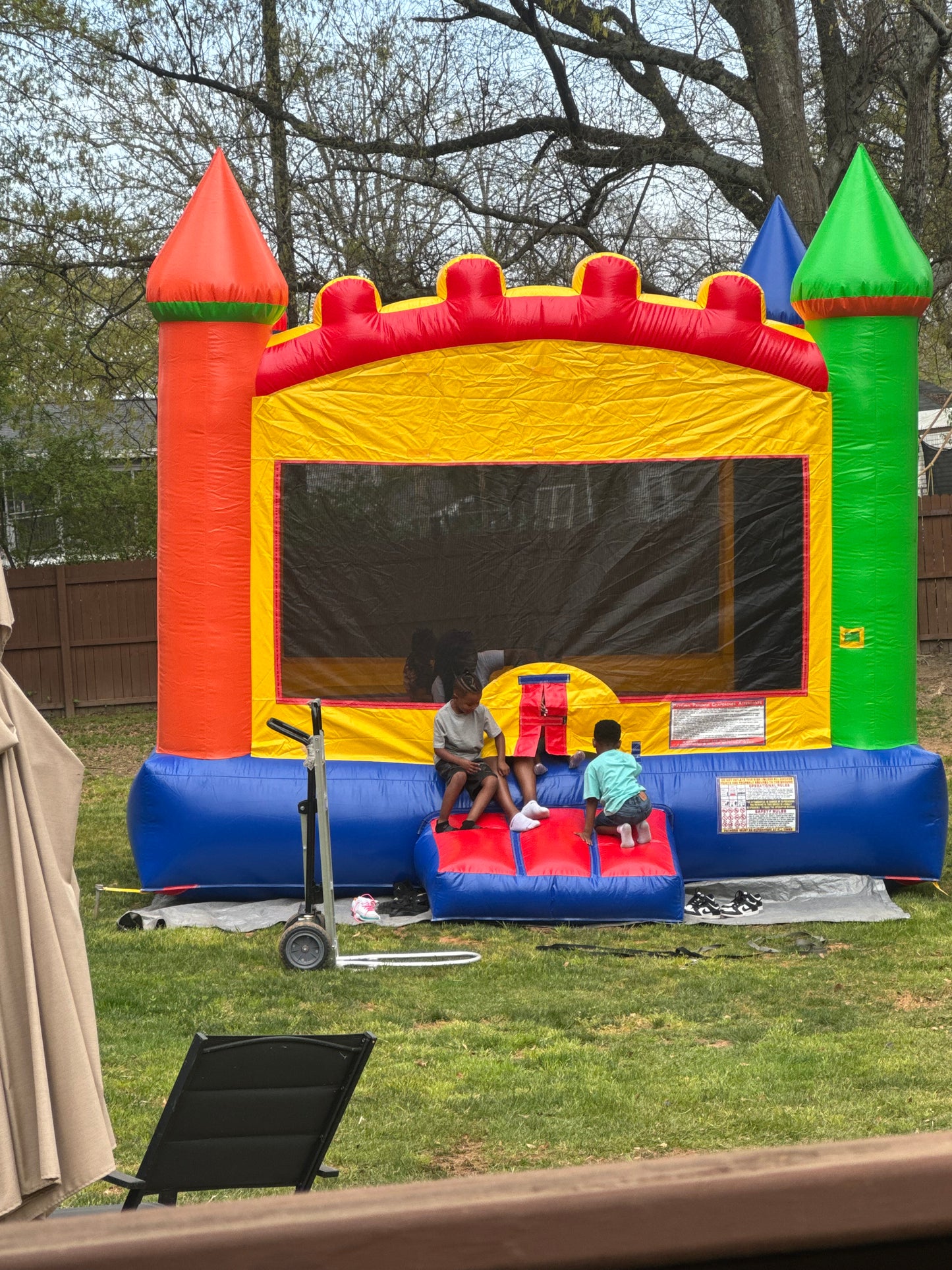 Crayon Bounce House